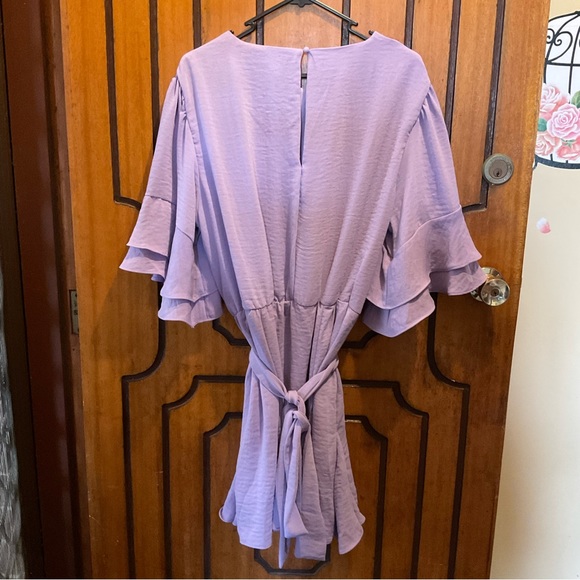 TUSSAH Montie Mini Dress ‘Lilac’ AU 18 $70 💜 - Picture 6 of 11